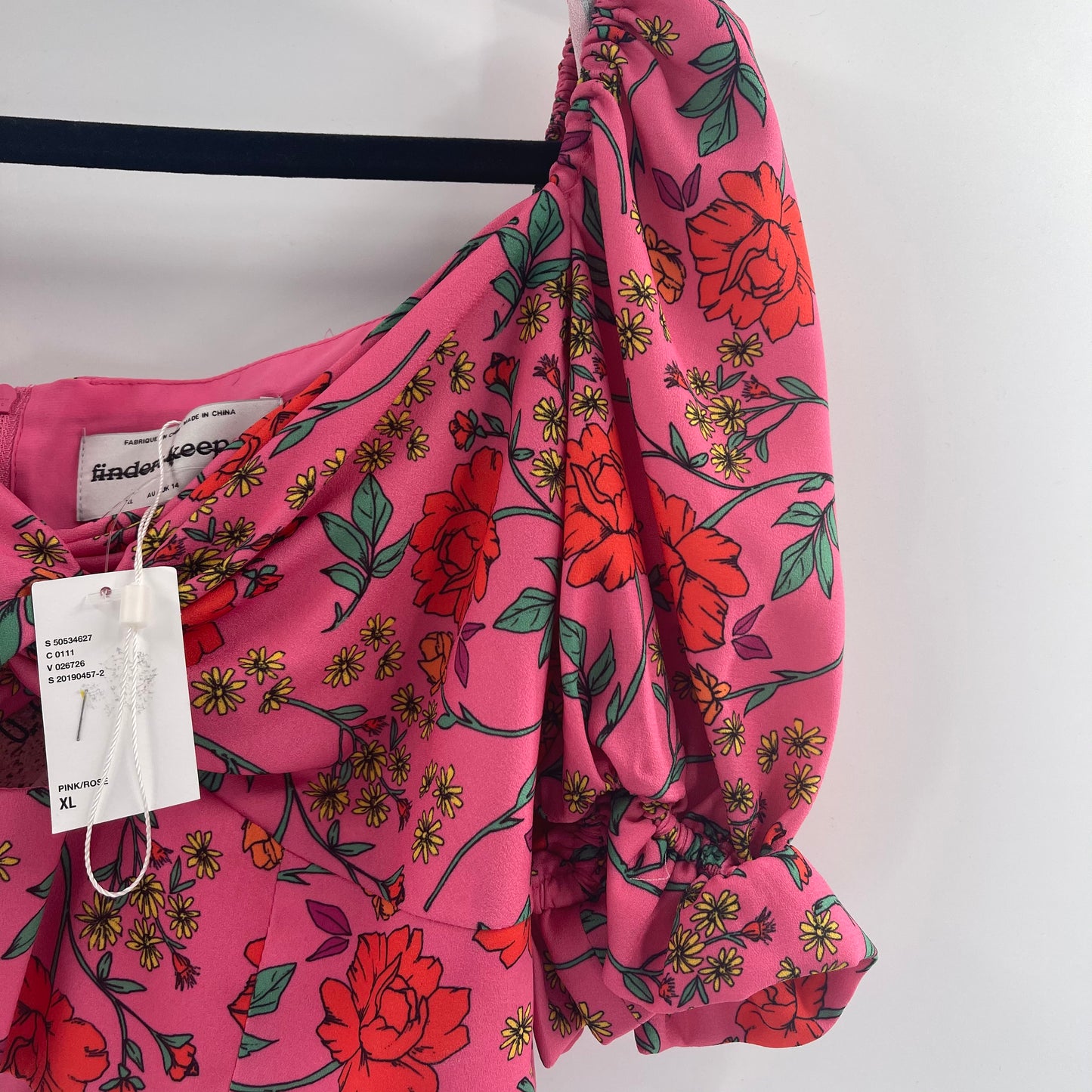 Finders Keepers Cropped Floral Bustier (10)