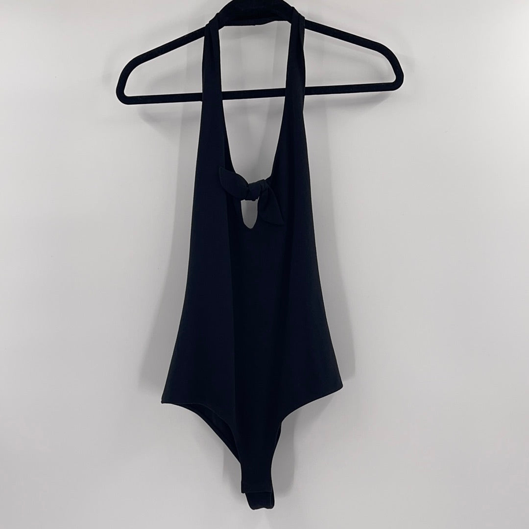 Intimately Free People Black Sleeveless Bodysuit (S)