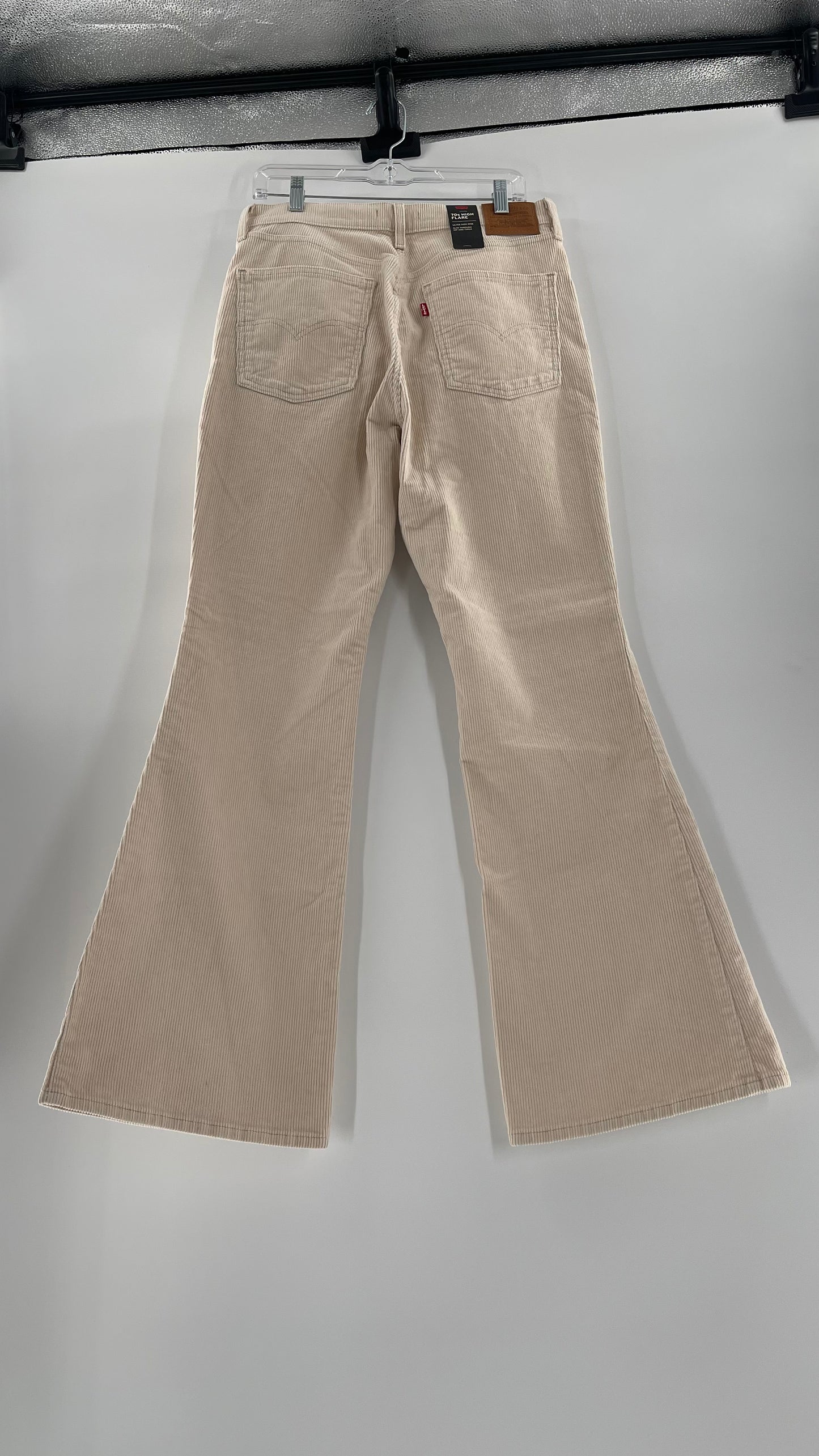 Free People Off White Corduroys 70s High Flare (31)
