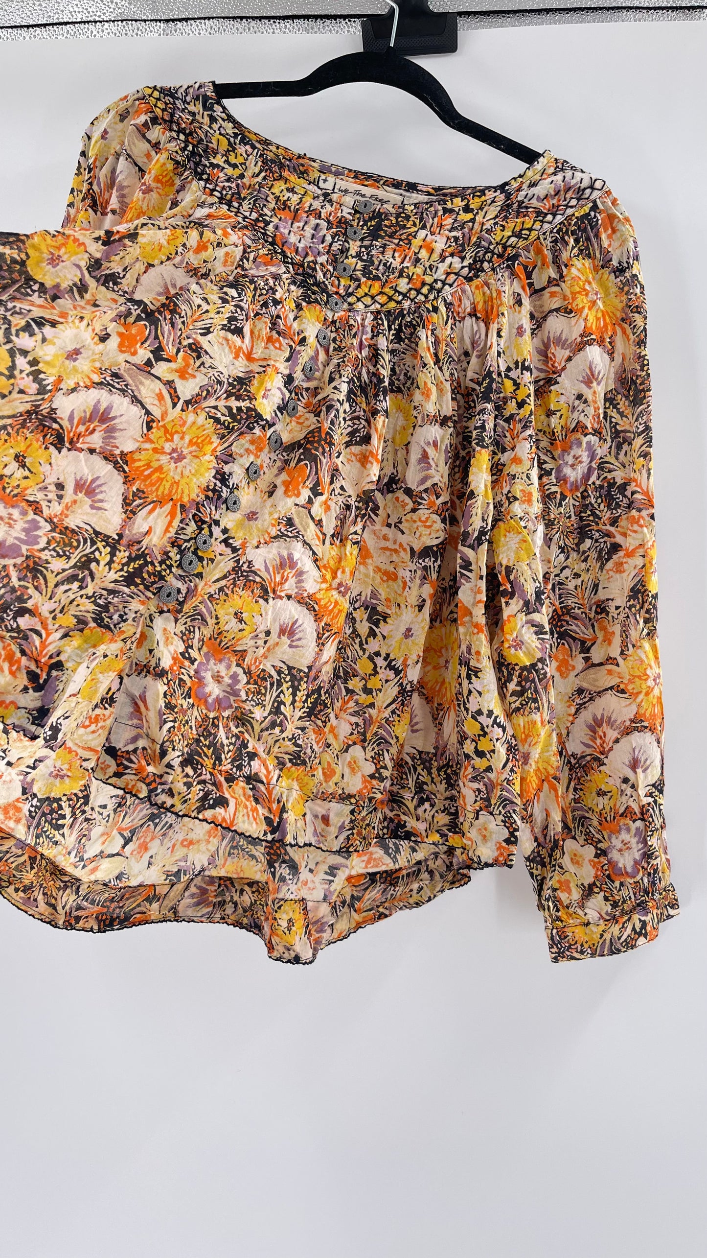 Free People Fall Toned Prairie Top (XS)