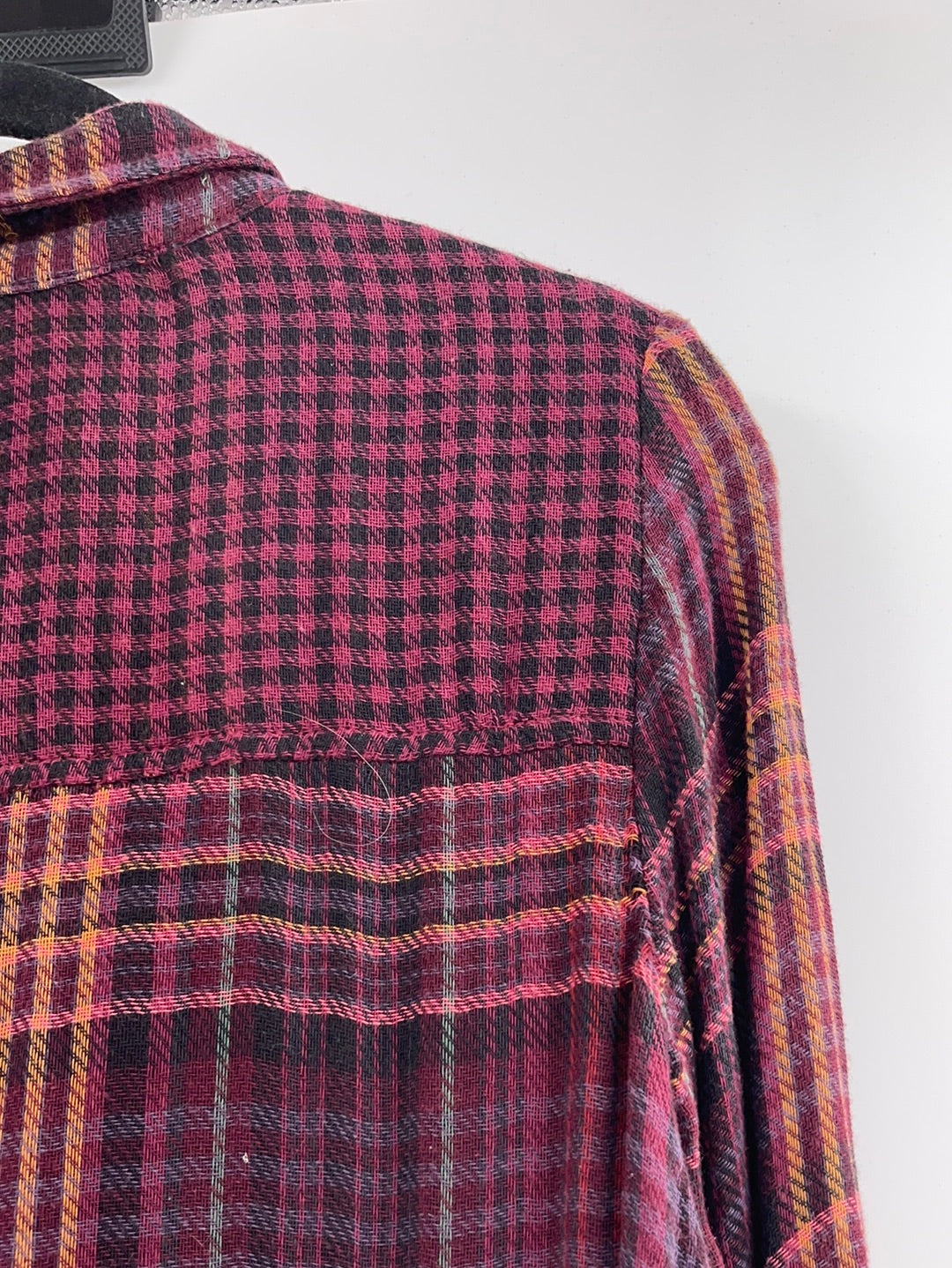 Free People x Shyanne Plum Flannel (S)