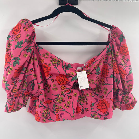 Finders Keepers Cropped Floral Bustier (10)