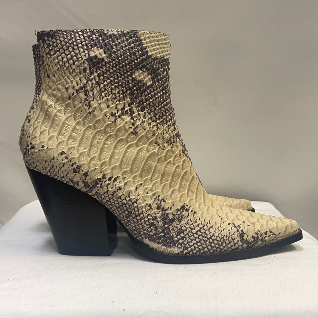 Jeffrey Campbell Snake Skin patterned Boots