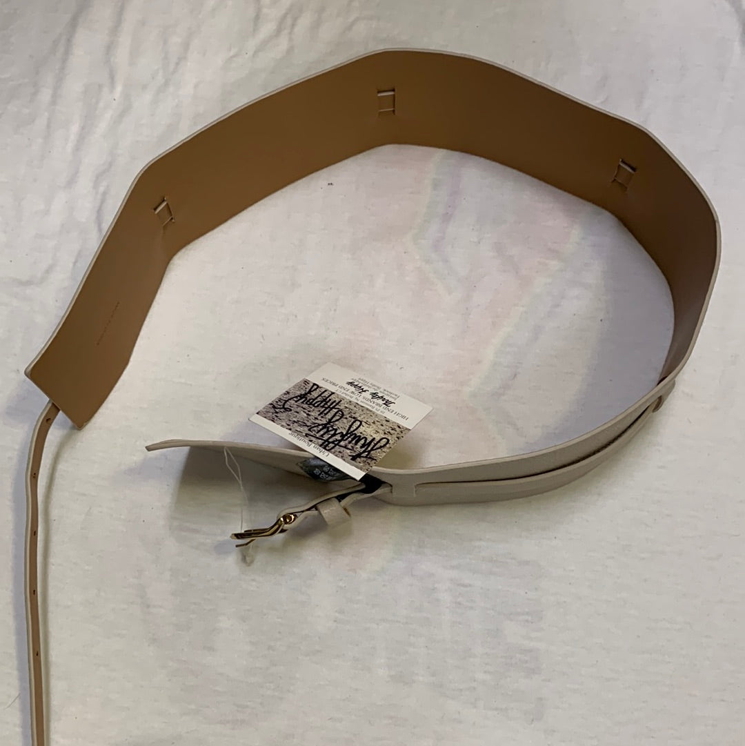 Free People Cream Grey Belt