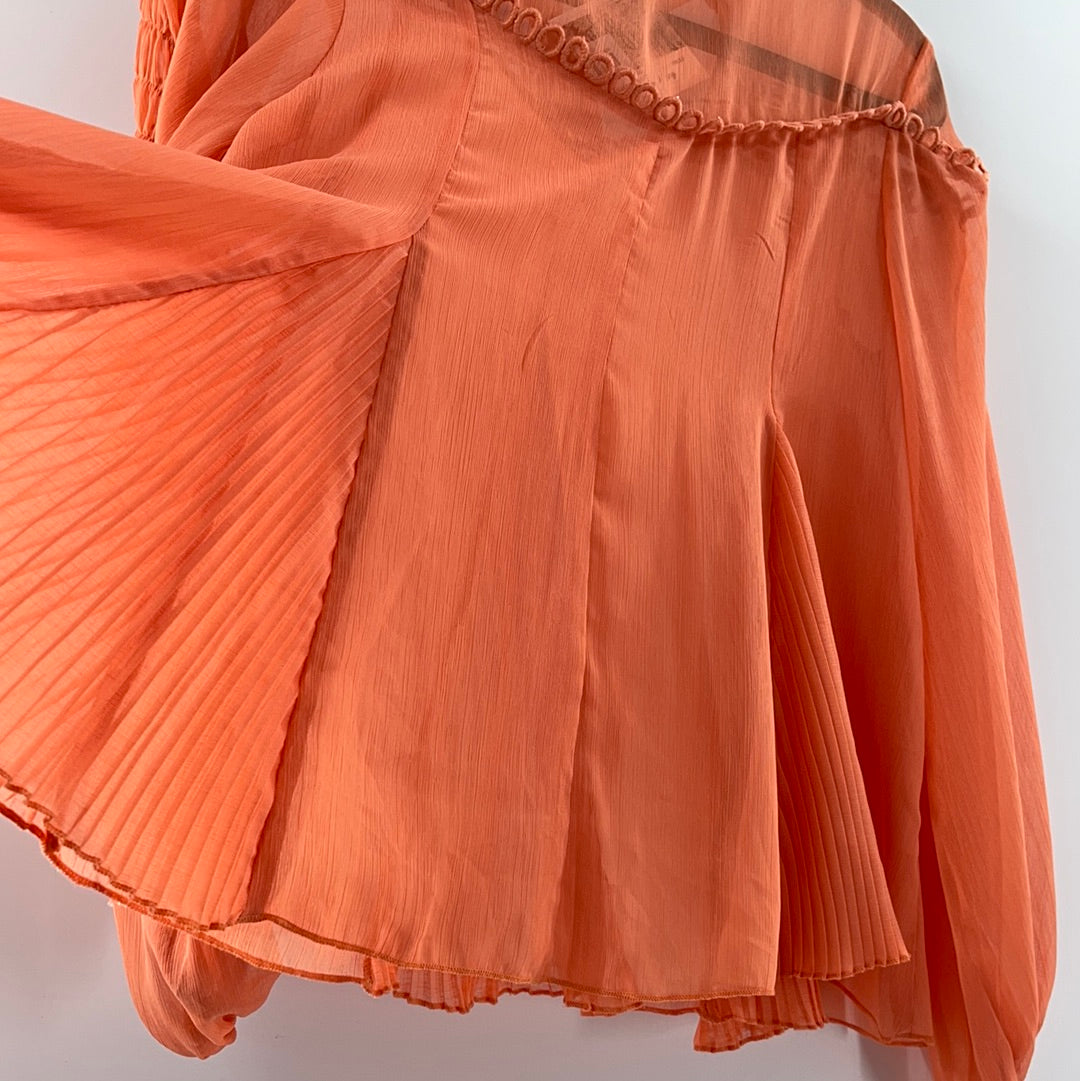 RANNA GIL Peach Long Sleeve (XS)