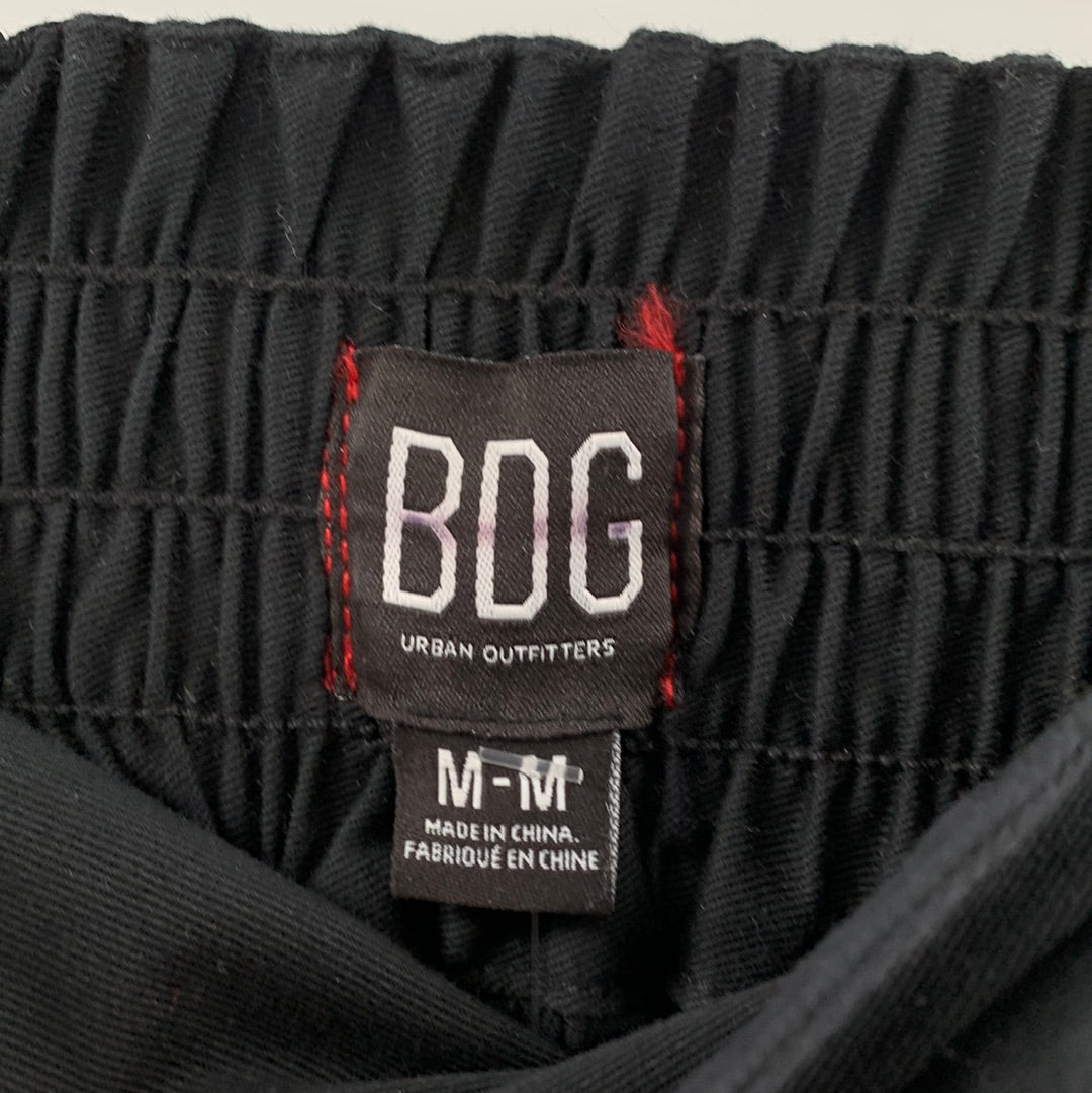 BDG Black Mini Skirt with Belt and Buckles (Size Medium)