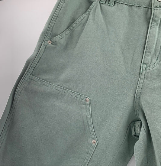 Urban Outfitters Pastel Green Canvas Patchwork Pants (Size 29)