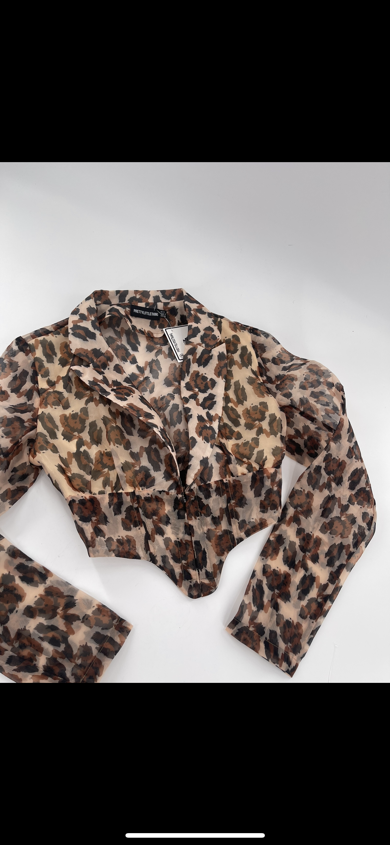Pretty Little Thing Cheetah Corset Crop (2)