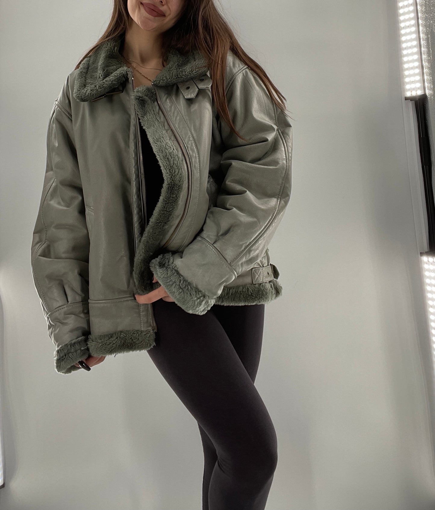 Rare Vintage Hind Leather Jacket (Medium)