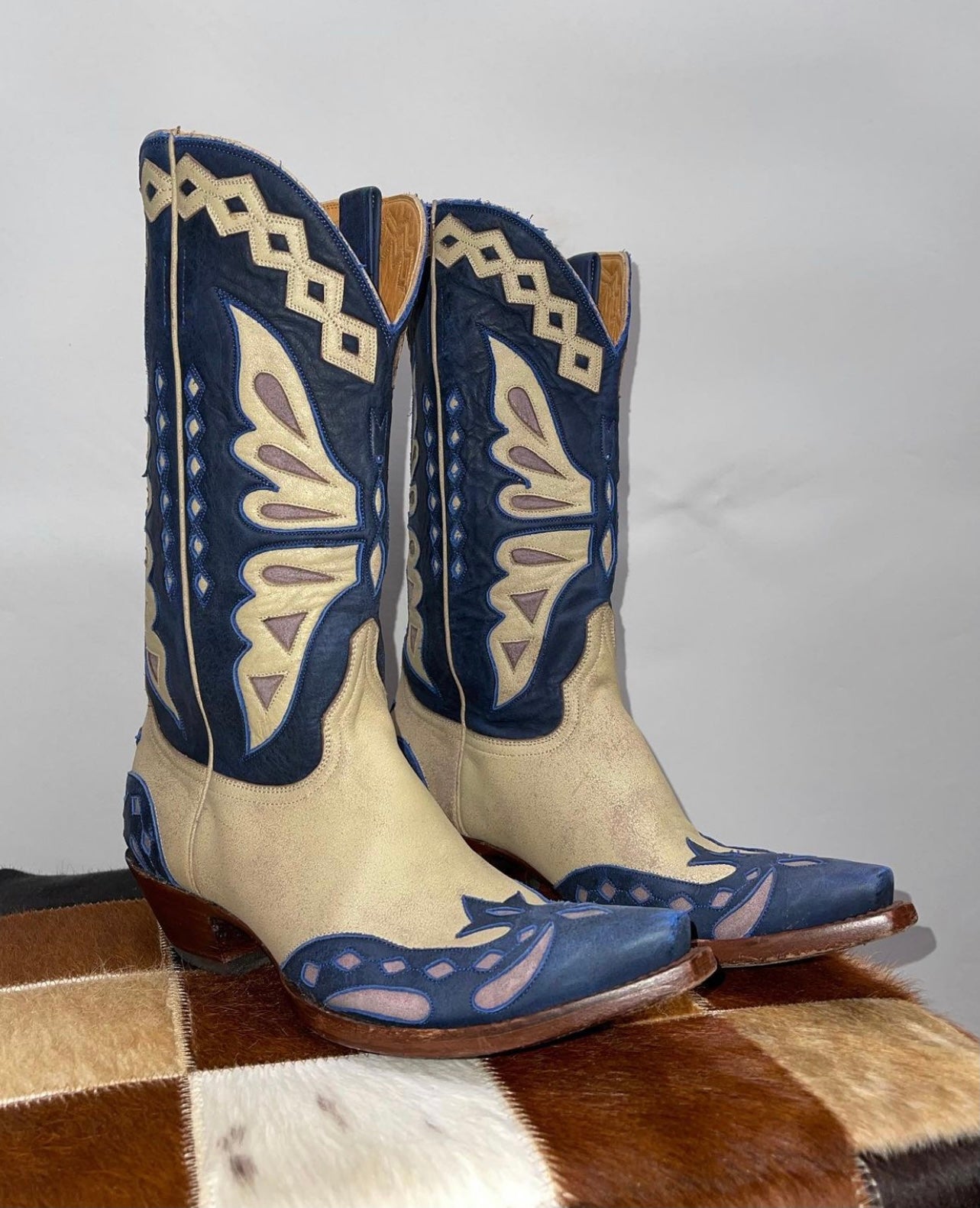 The Old Gringo Butterfly Blue boots