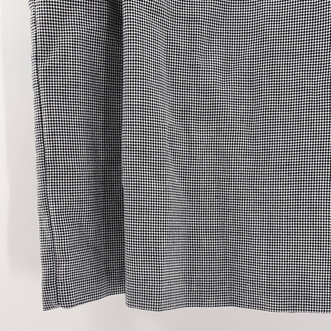 Vintage Star City Micro Houndstooth MIDI Skirt (Size S)