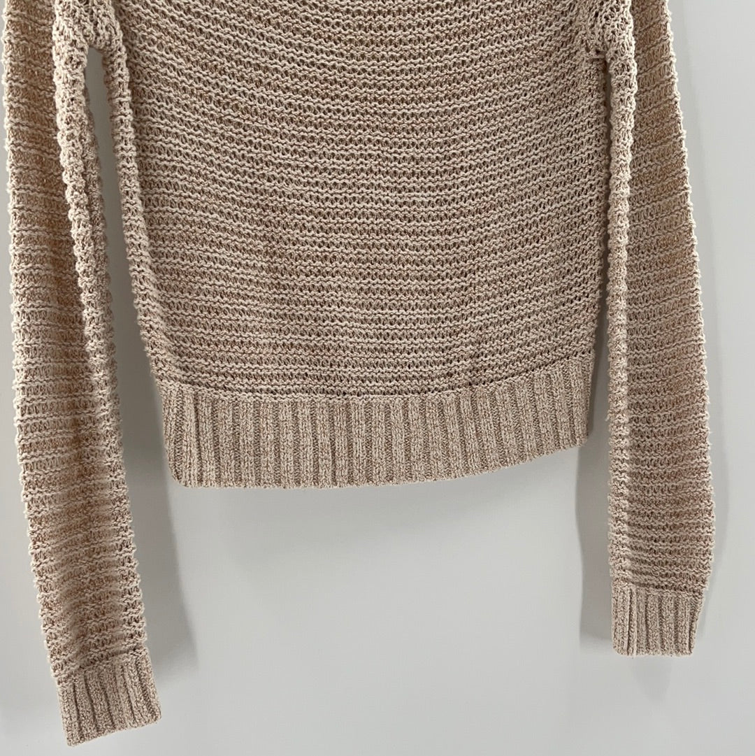 Urban Outfitters- Kimchi Blue - Cream Wide Neckline (Size Small)