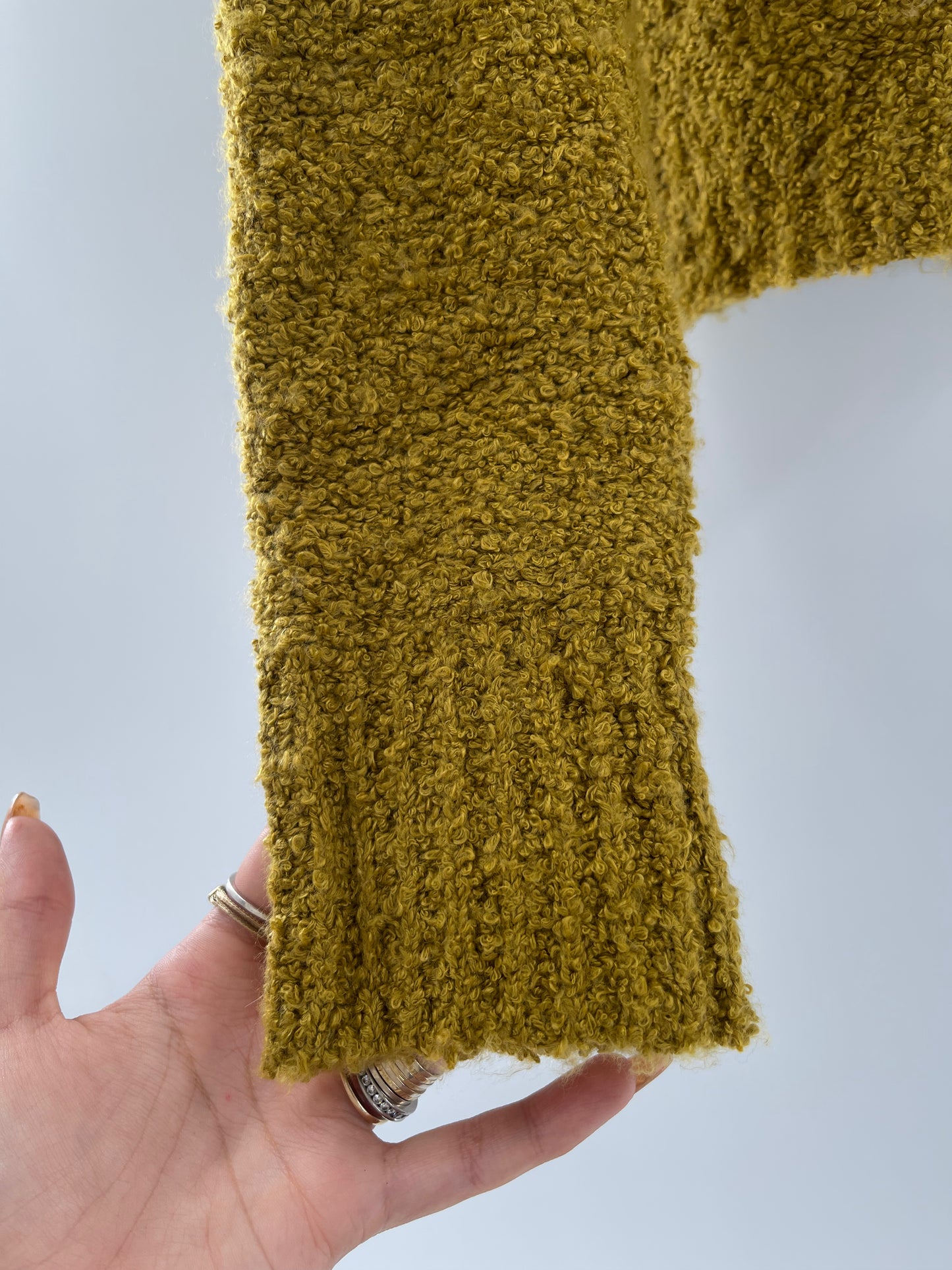 Free People Mustard Yellow Sweater (S)