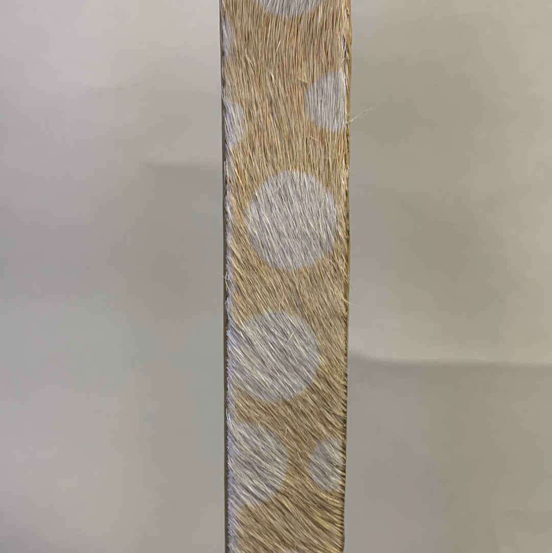 Anthropologie Polka Dot Fur Belt