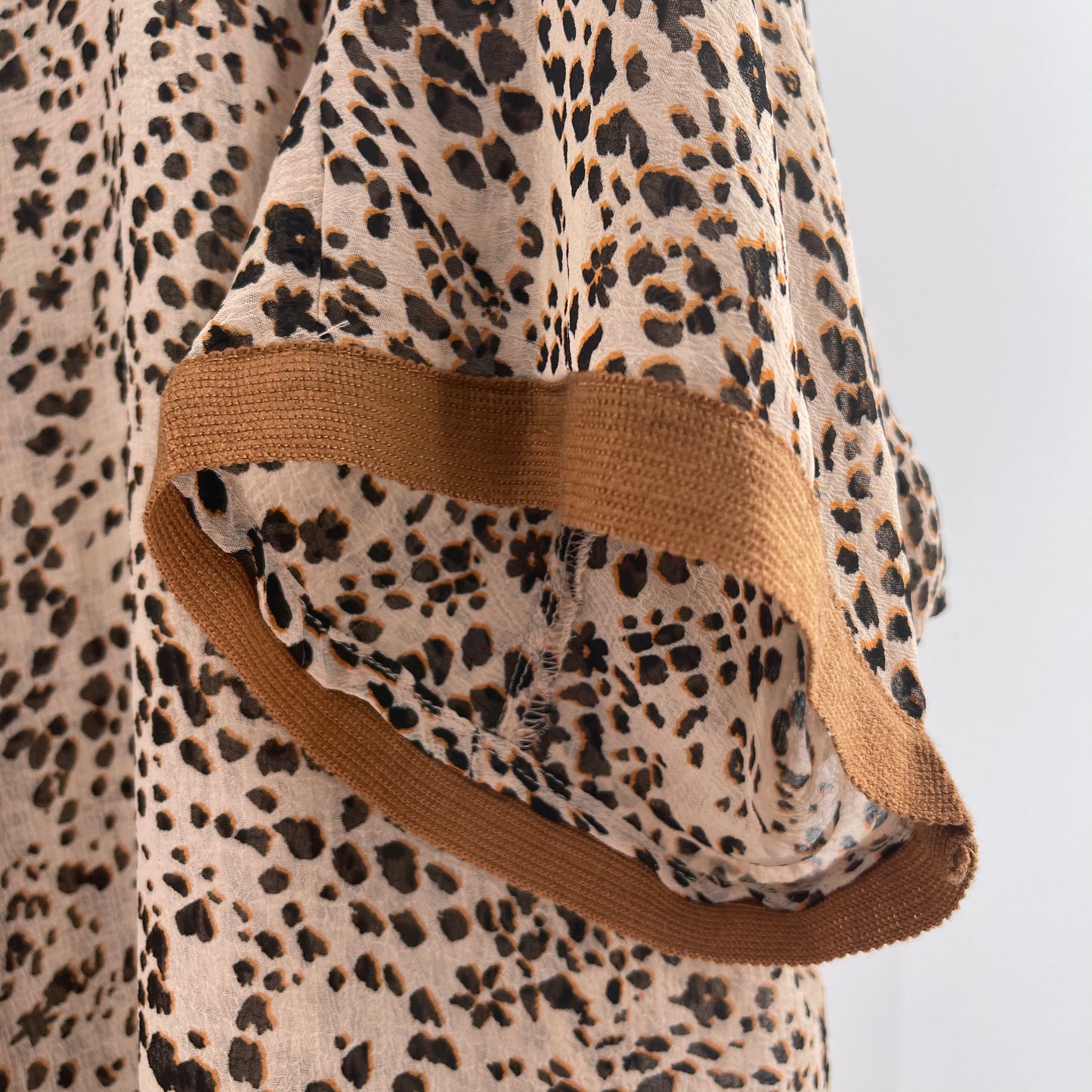 Free People Cheetah Print Blouse (S)