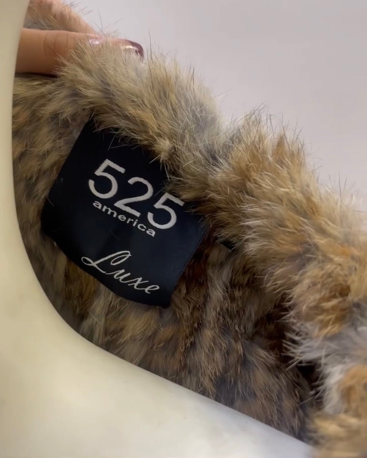 525 America Luxe Rabbit Fur Tank (S)