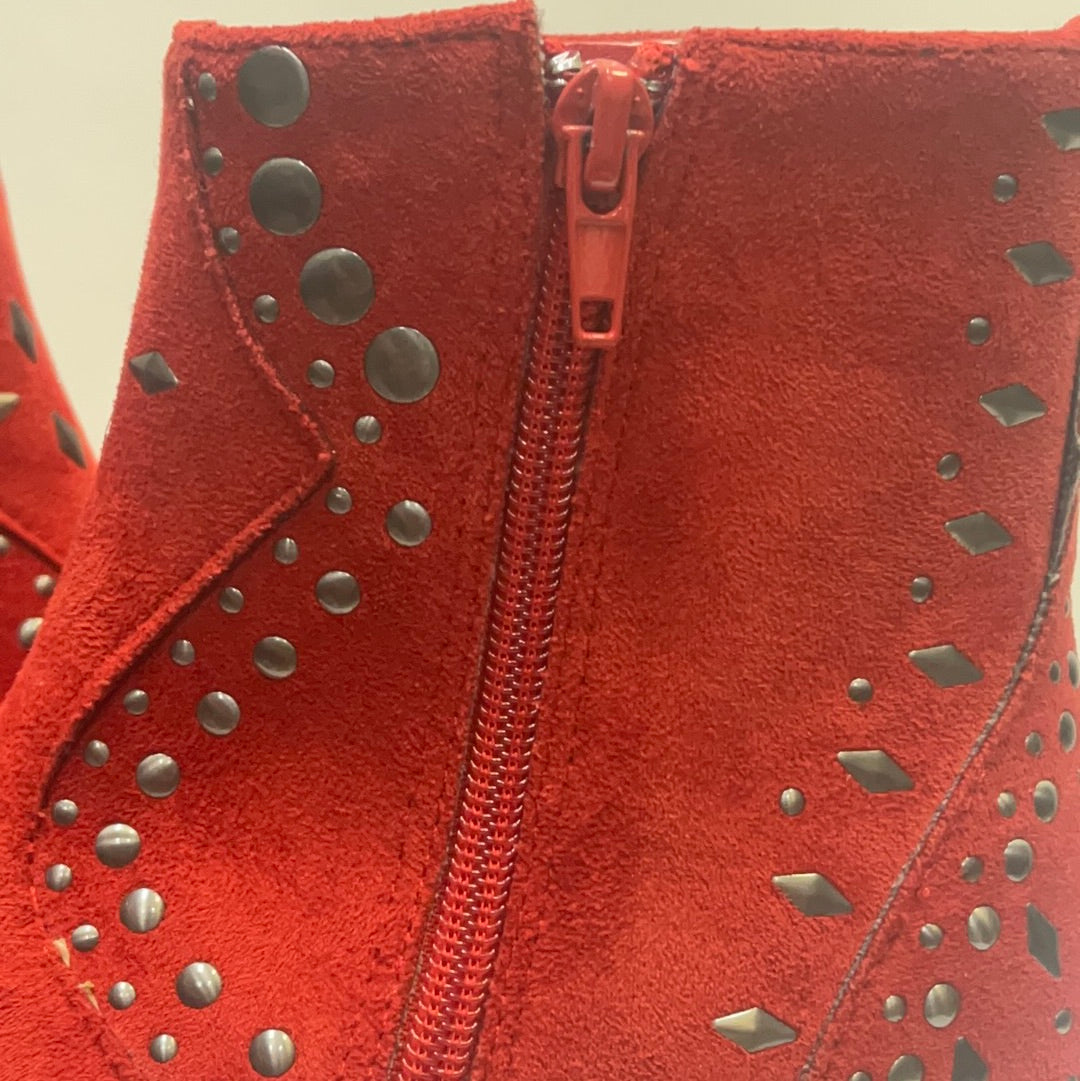 Coconuts by Matisse Red Kirin studded Boots