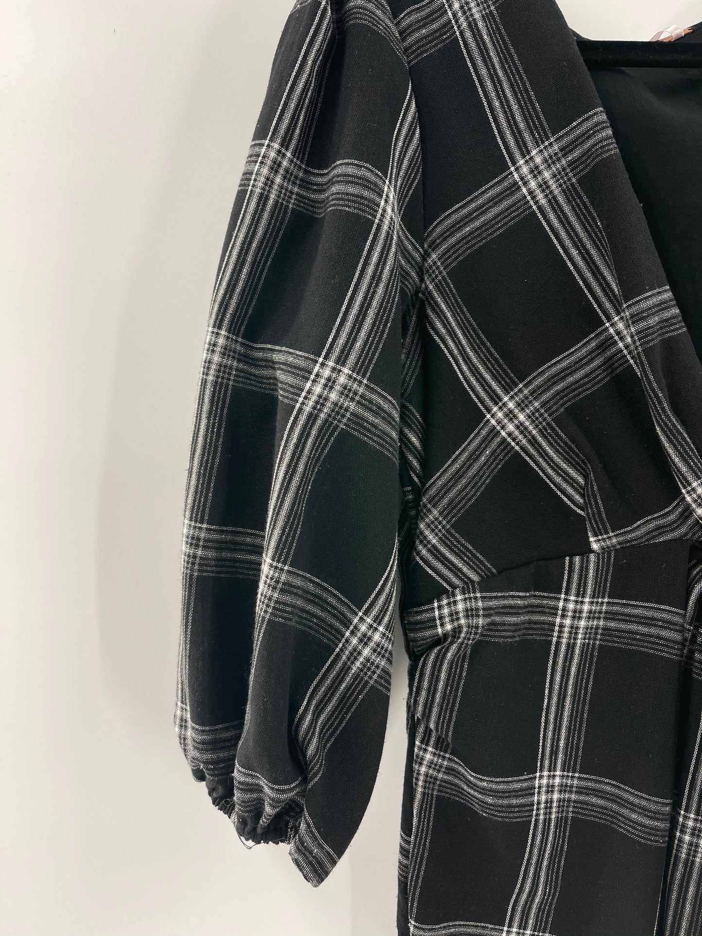 Free People Black Plaid Dress (0)