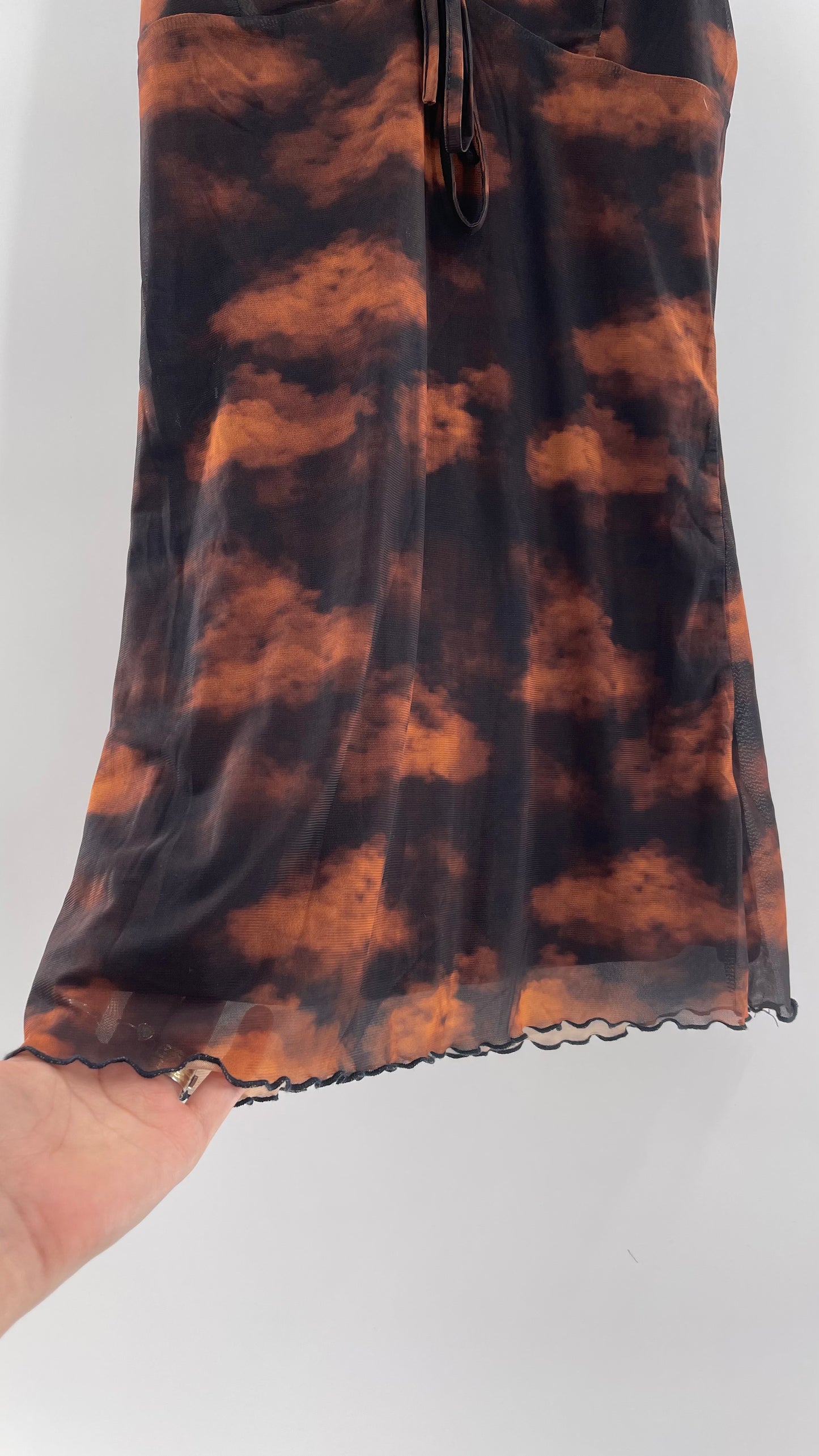 HighRack Sublime Rusted Clouds Mesh Slip Dress (Slip)