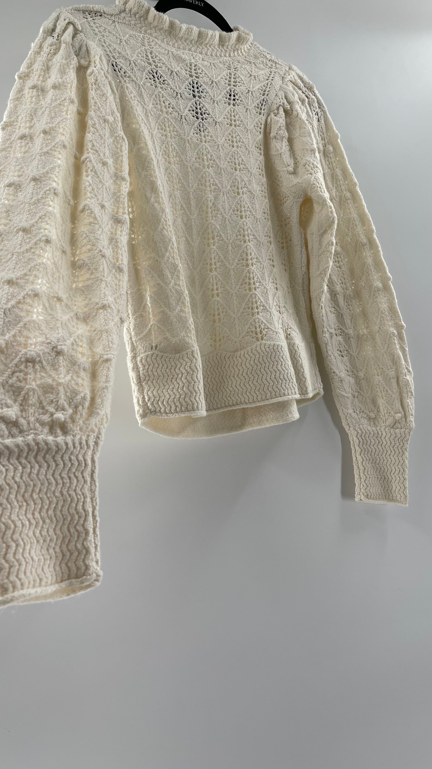 UNSUBSCRIBED Cream Sweater Size S
