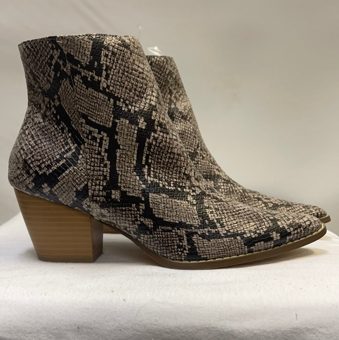 Coconuts by Matisse Free People Vegan going West Snake Skin Patterned Boots