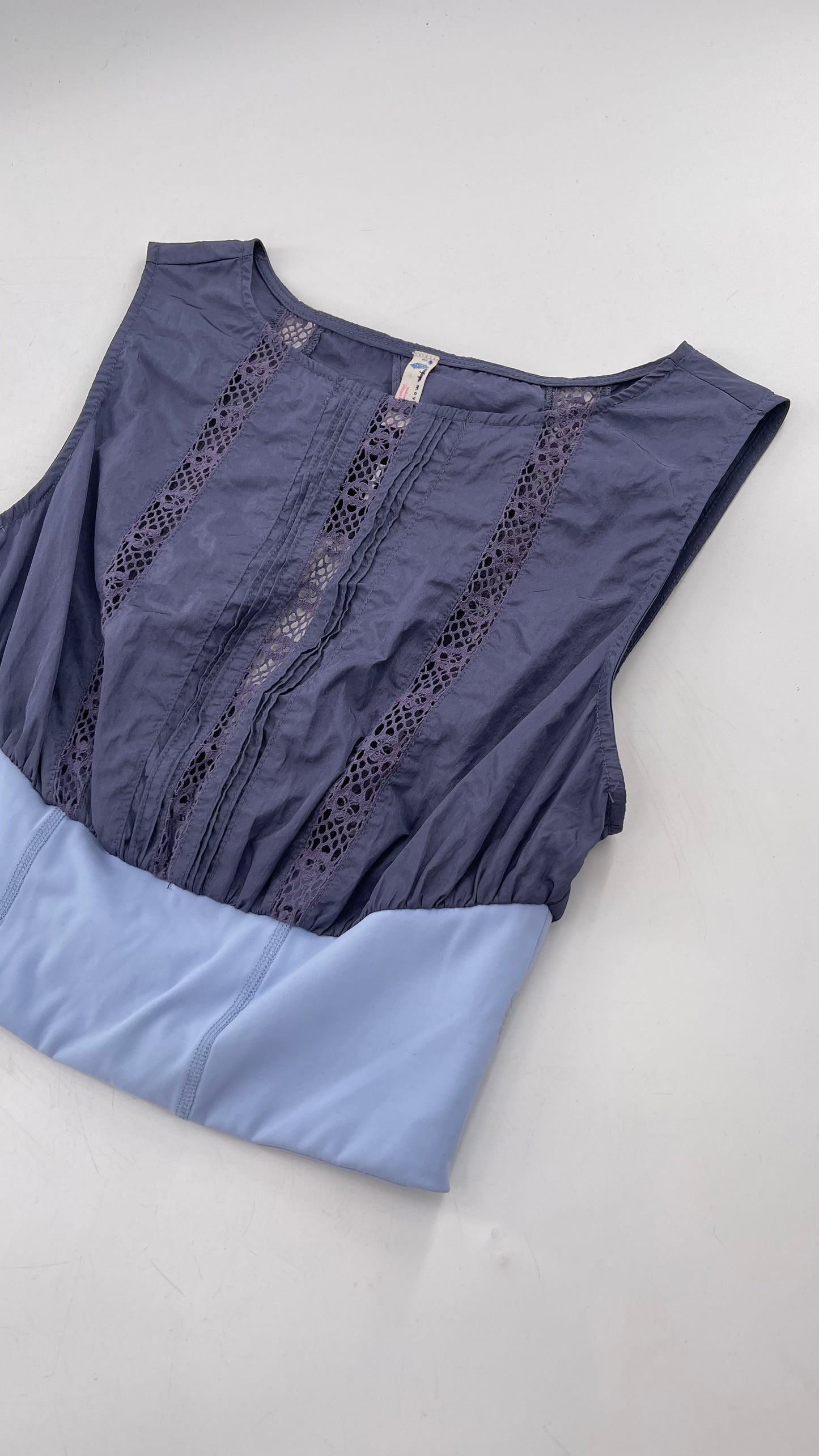 Free People Movement Slate and Baby Blue Tank (XS)