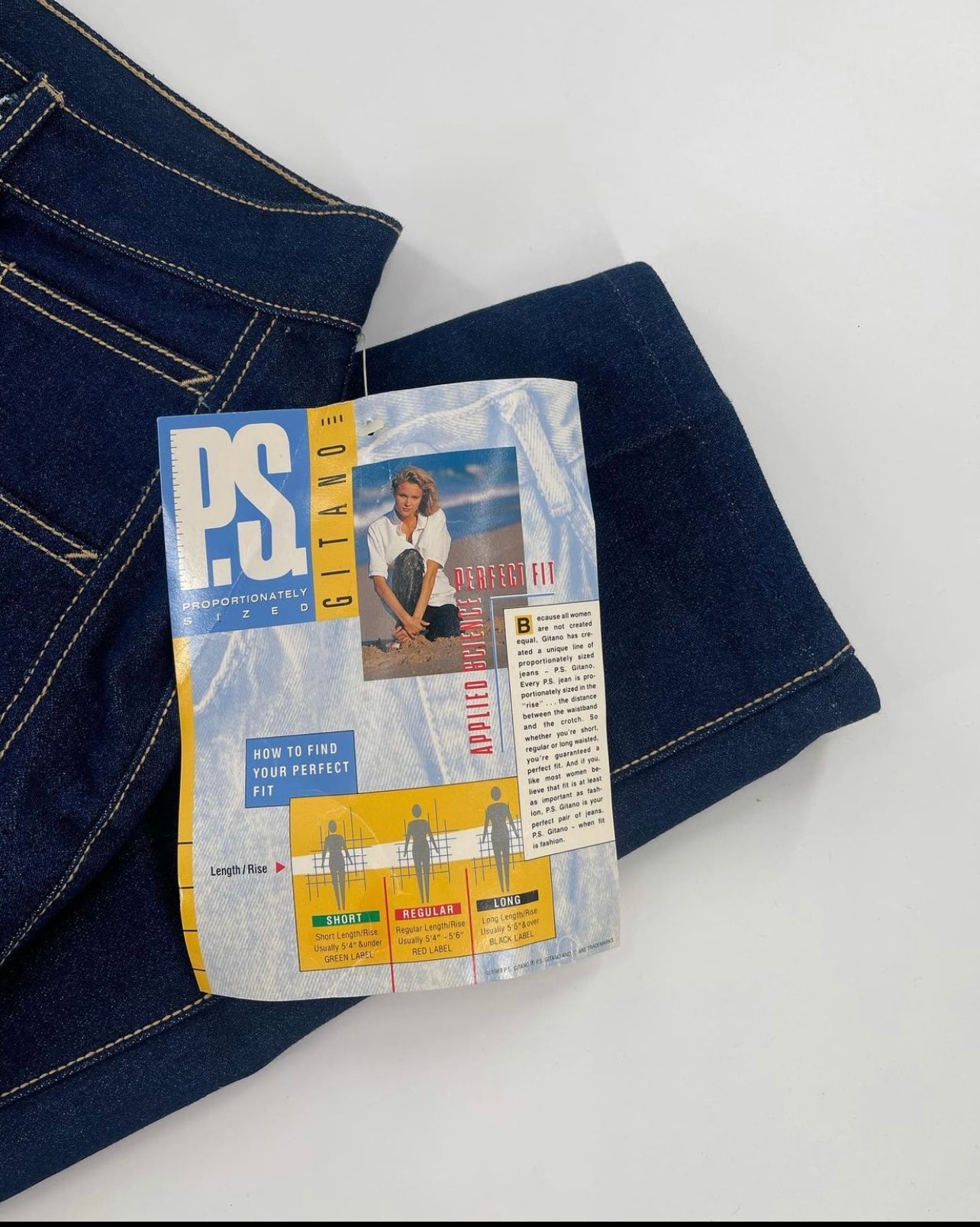 Vintage Deadstock Dark Wash Gitanos