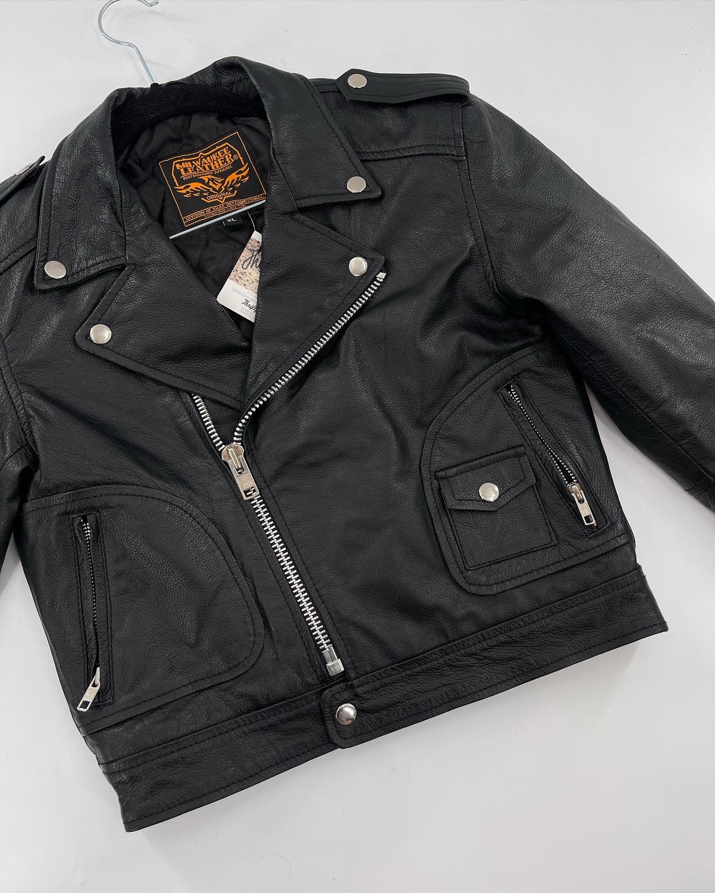 Milwaukee Leather Moto Jacket (XL Kids)