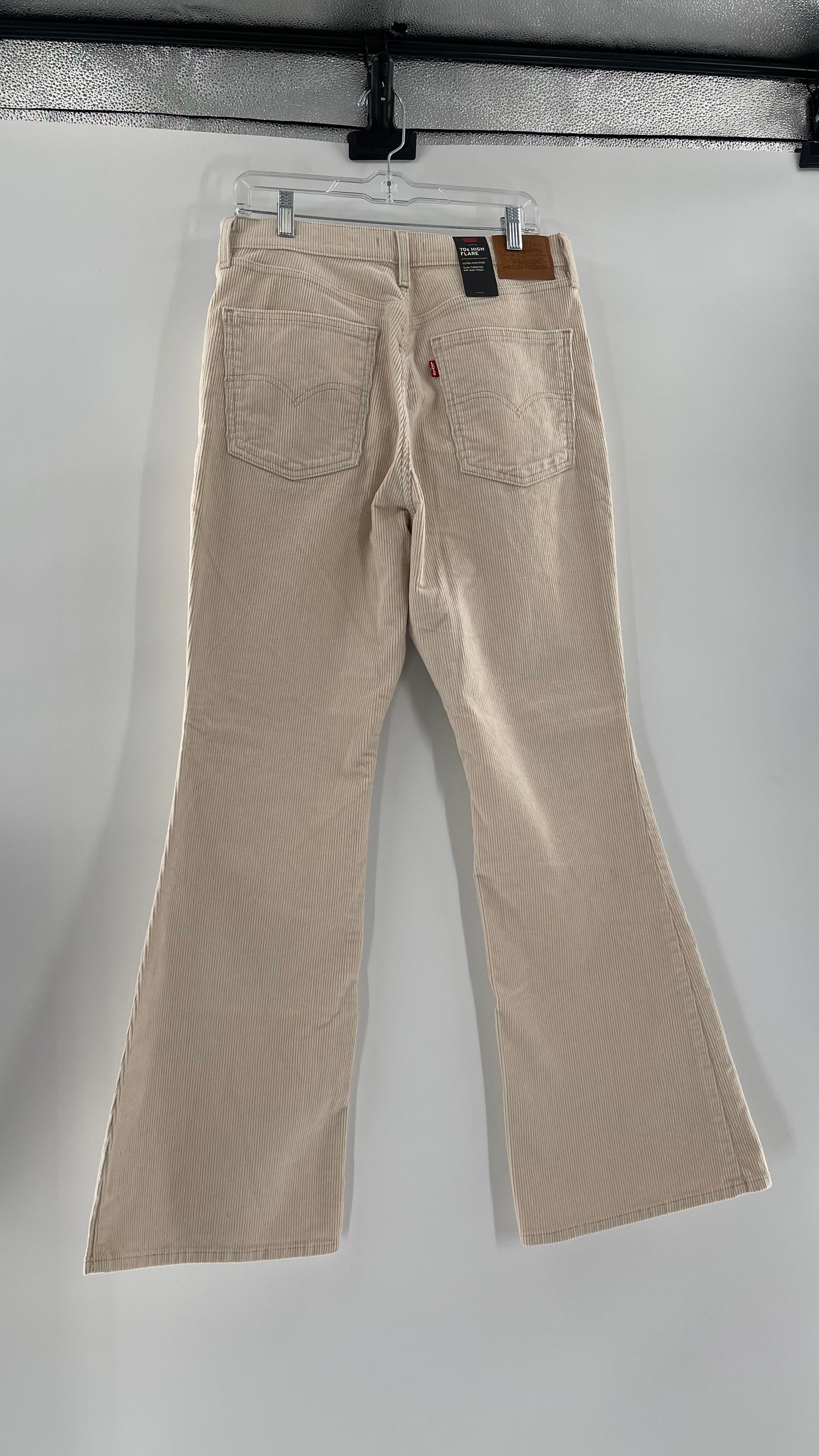 Free People Off White Corduroys 70s High Flare (31)