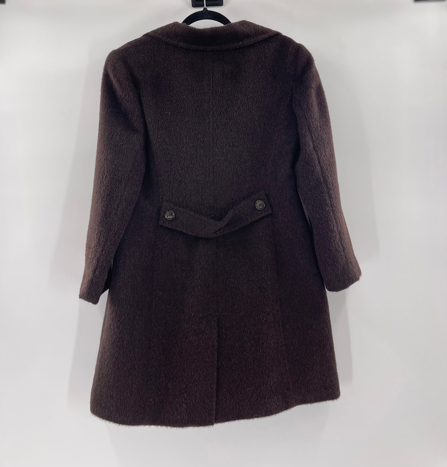 Adrienne Vittadini Brown Wool Coat (Size 8)