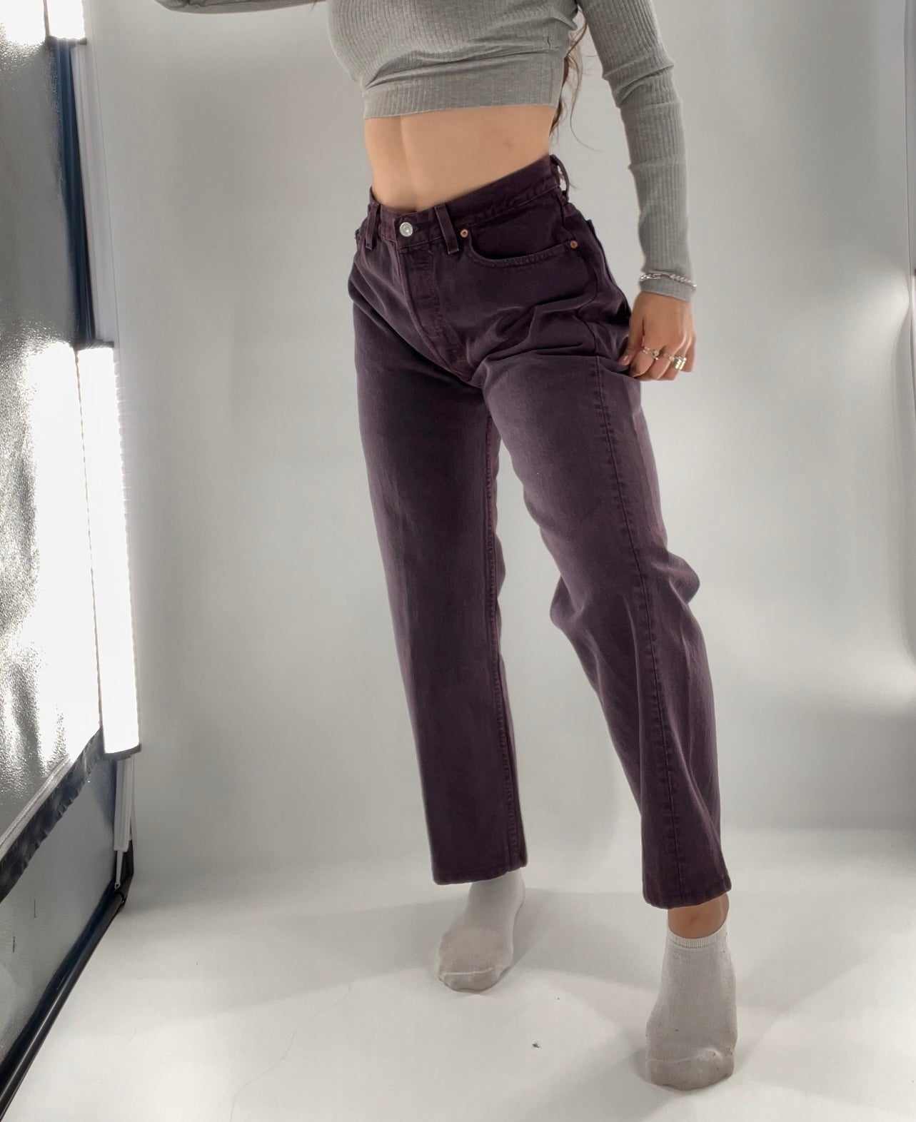 Plum Levi 501 Jeans (Size 34 X 30)