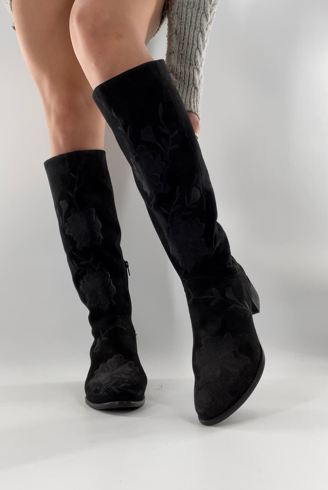 Seychelles Black Suede Boots