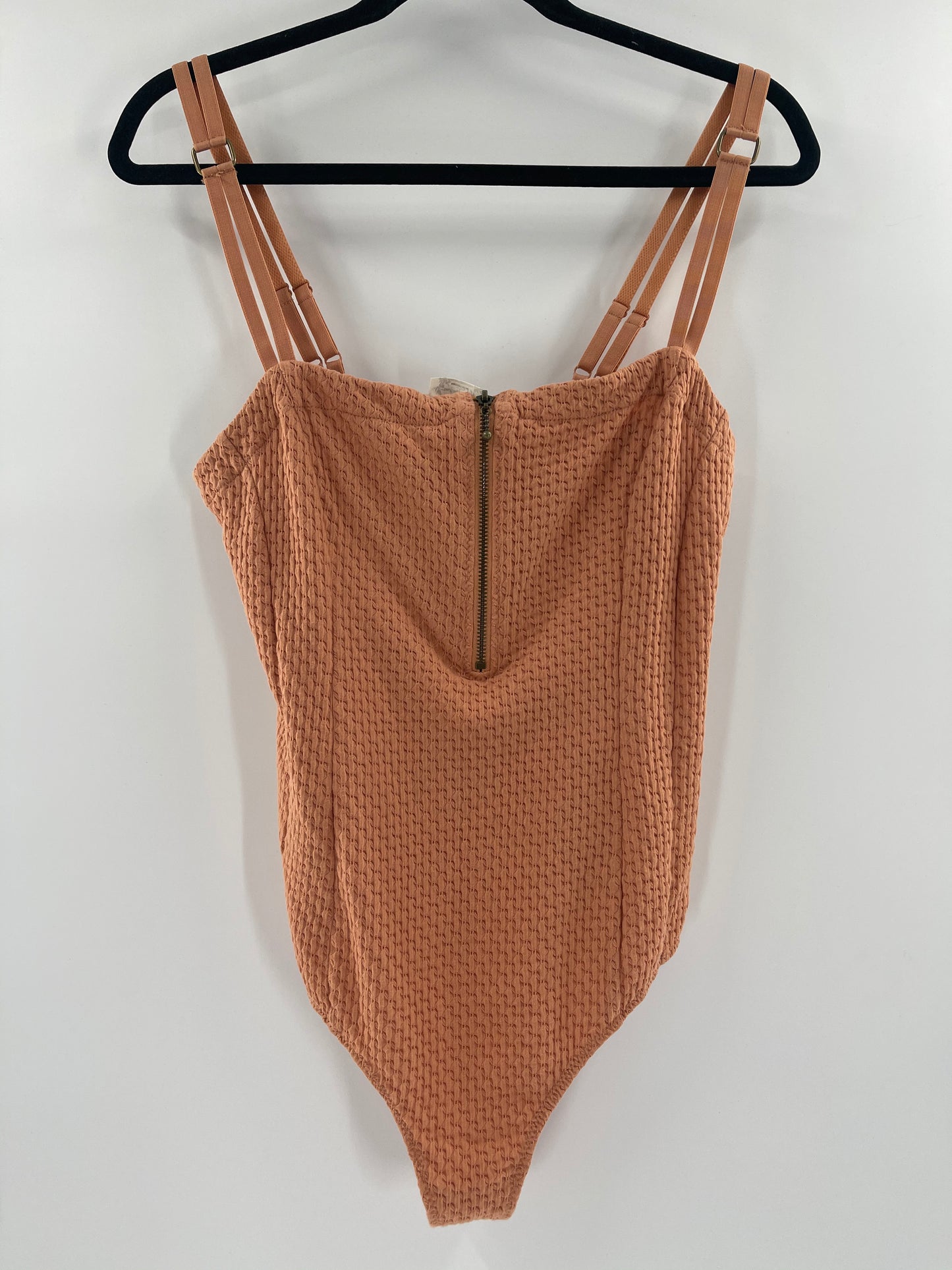 Intimately Free People Salmon Knit Bodysuit (L)