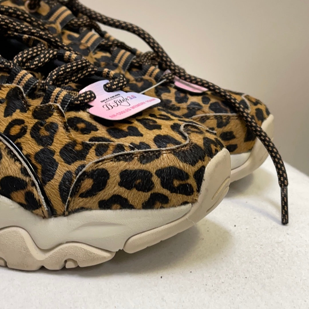 Sketchers X Urban Outfitters Leopard Print Collab Sneakers