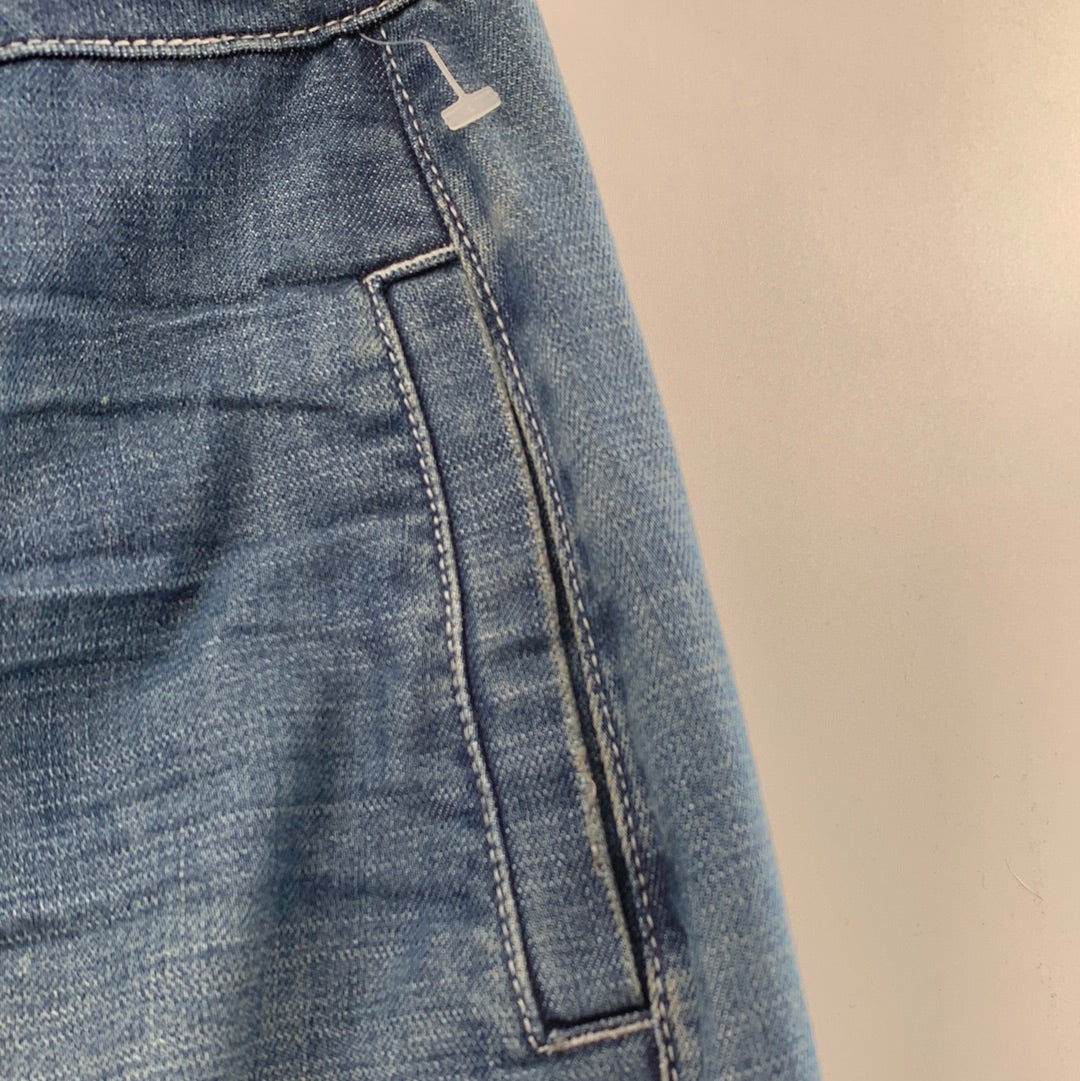 One Teaspoon Denim Front Sideways Zipper Midi Skirt (Size 25)