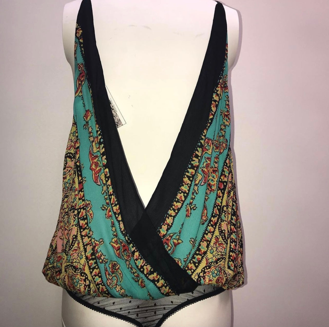 Intimately Free People Bandana Bodysuit (L)
