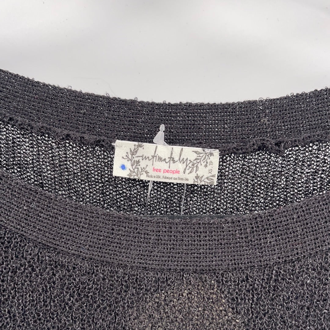 Intimately Free People Black Knit Bodysuit (XS)