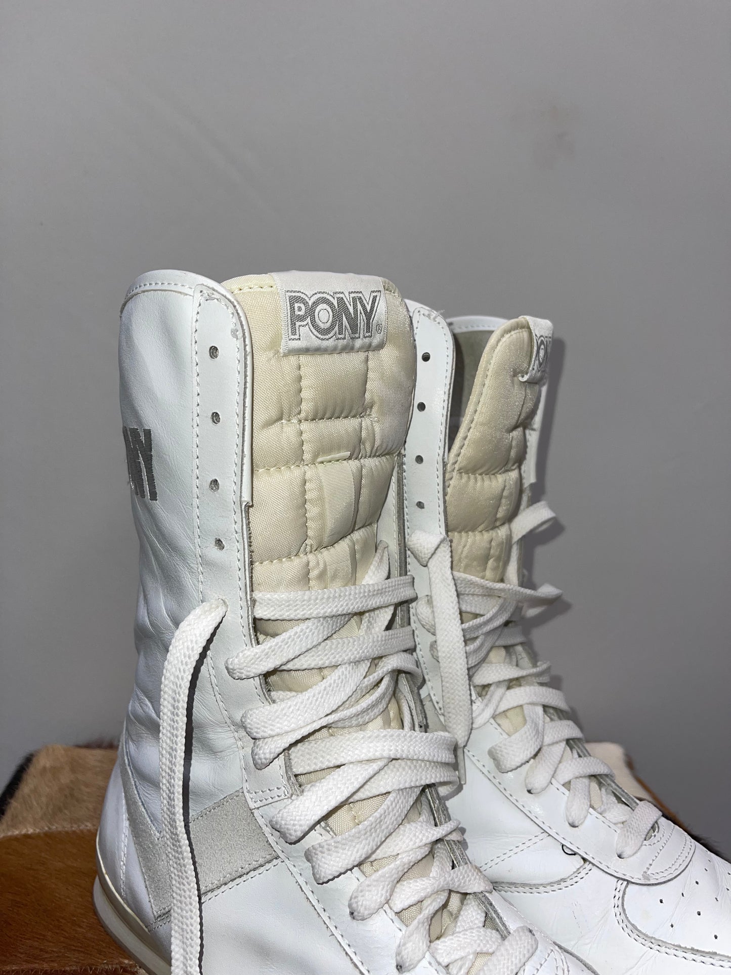 PONY Vintage High Top Sneakers