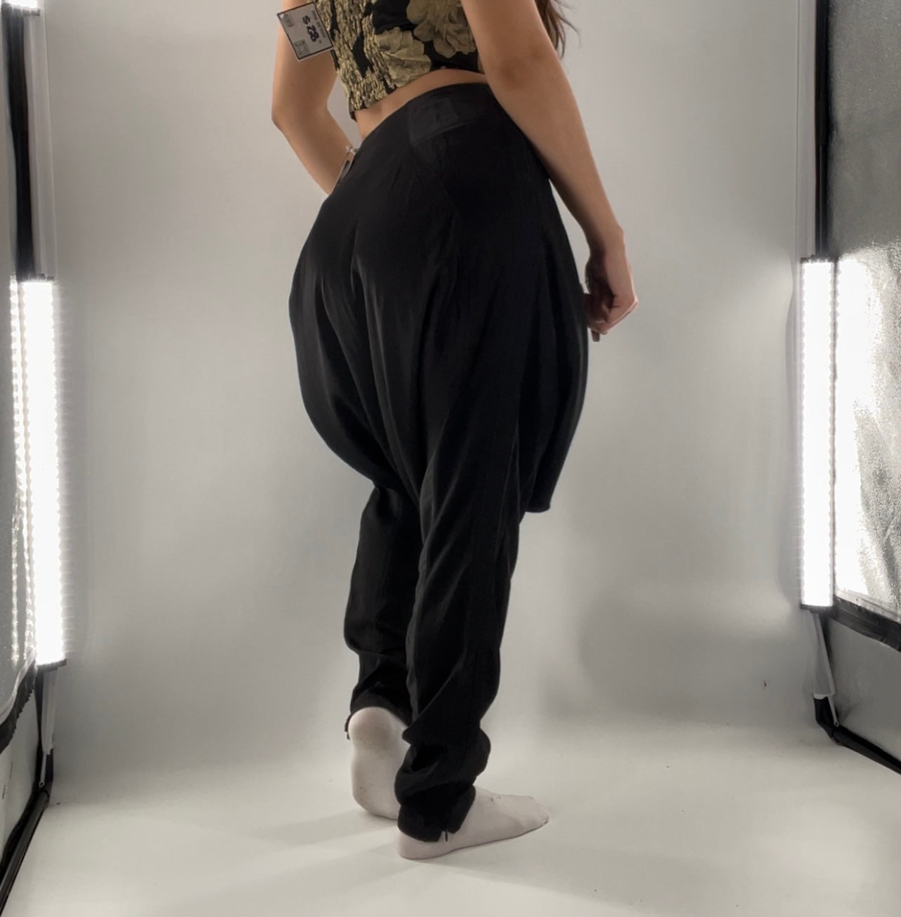 Costume National Silky Haram Pants Jet Blue (44)