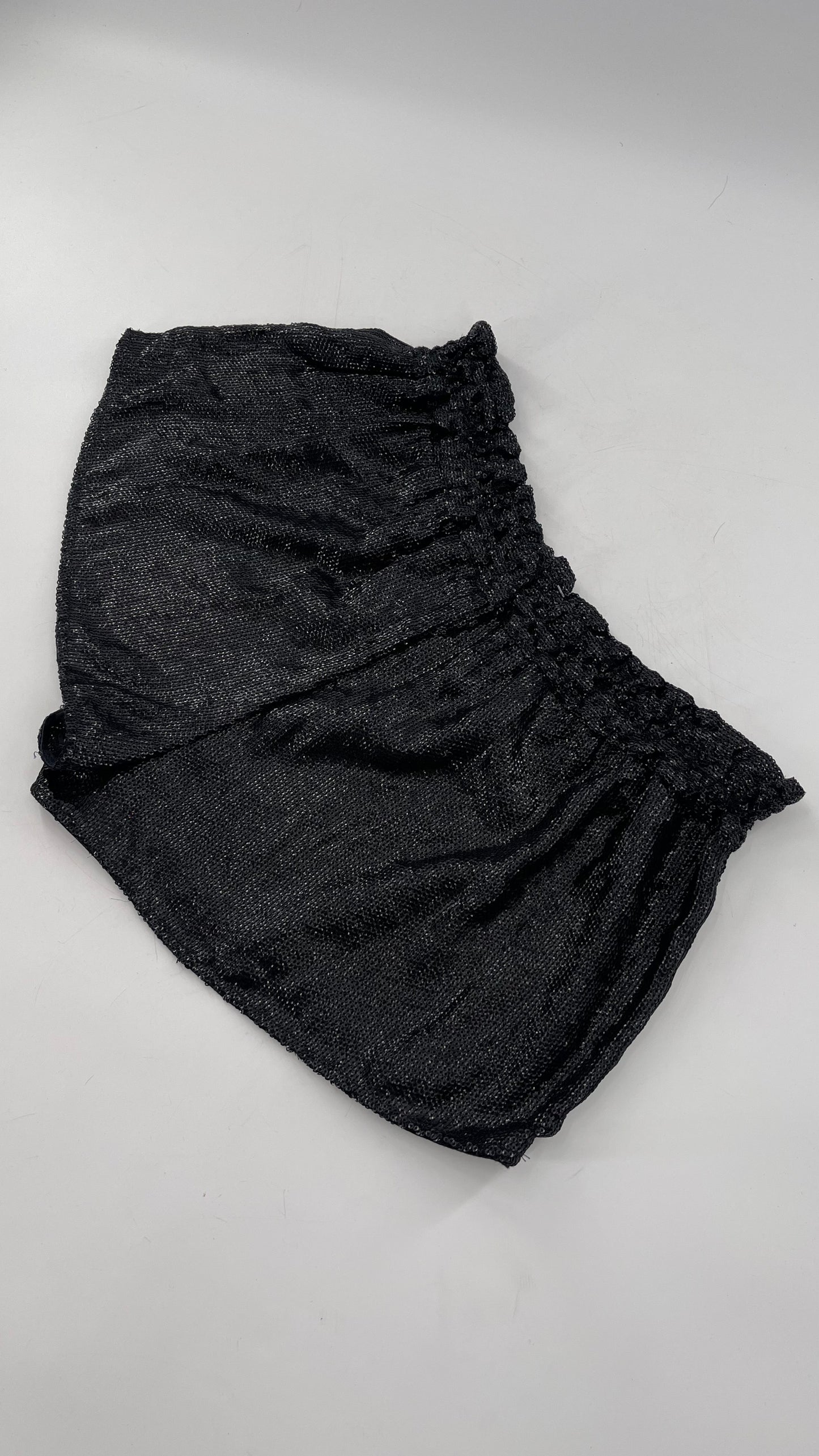 Urban Outfitters Silence And Noise Black Sequins Cocktail Party Shorts Size Med
