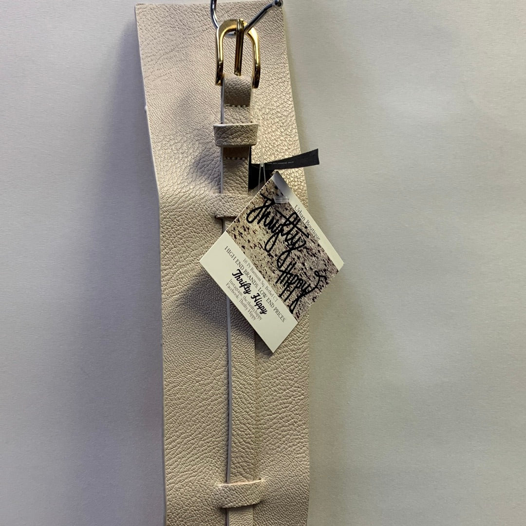 Free People Cream Grey Belt