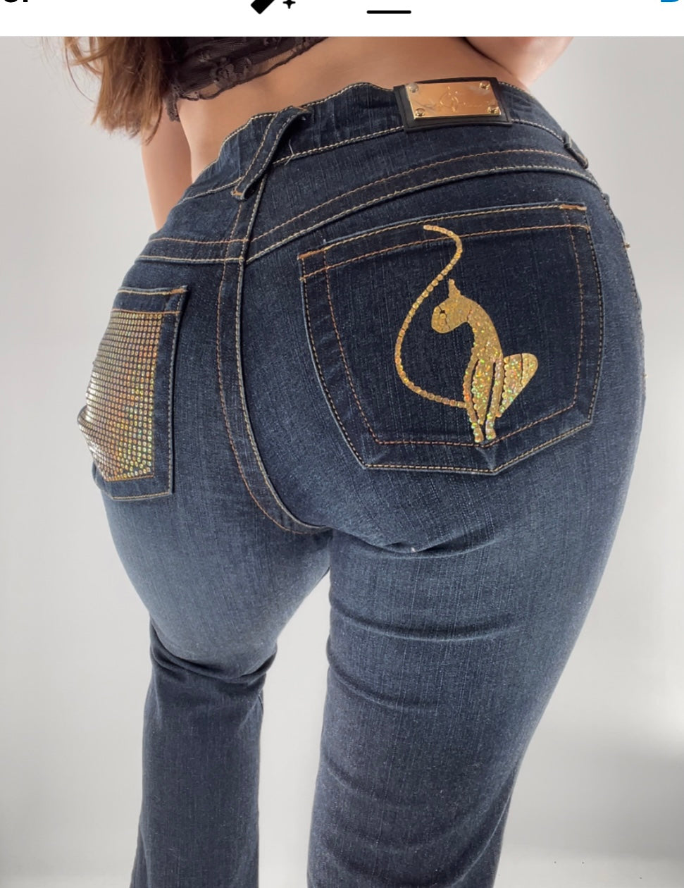 Vintage Baby Phat kickflares (Size 3)