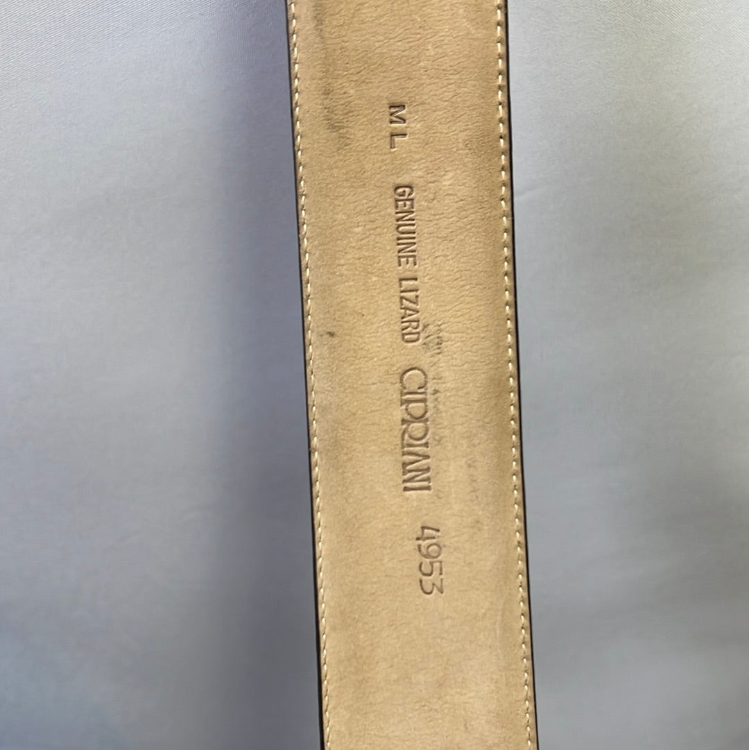 Belt Apriani Genuine Lizard Leather