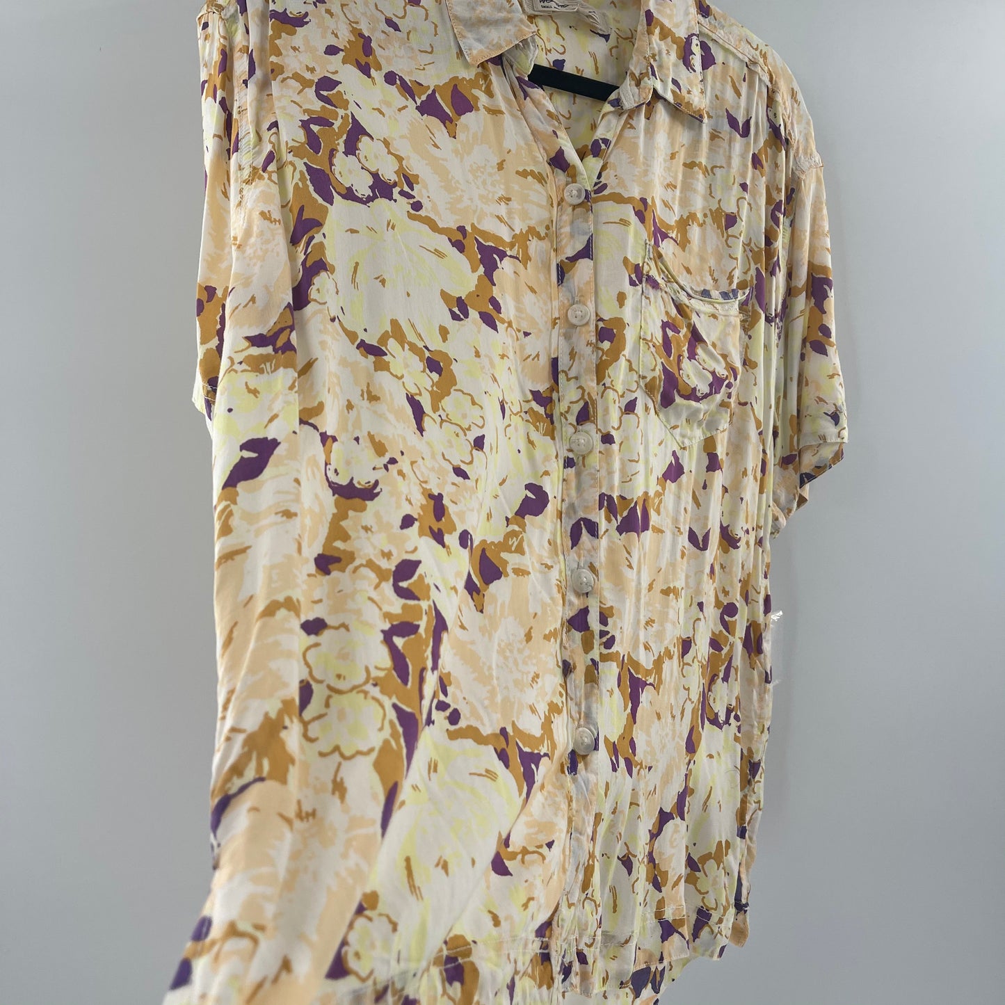 Free People Patterned Button Up (S)