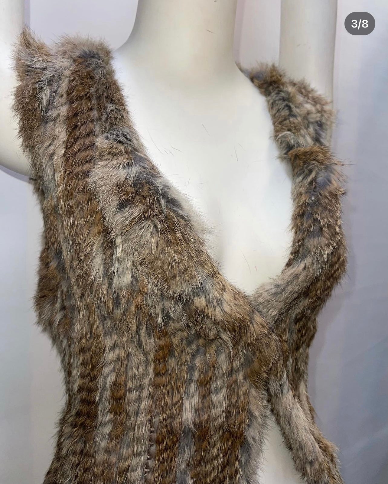 525 America Luxe Rabbit Fur Tank (S)