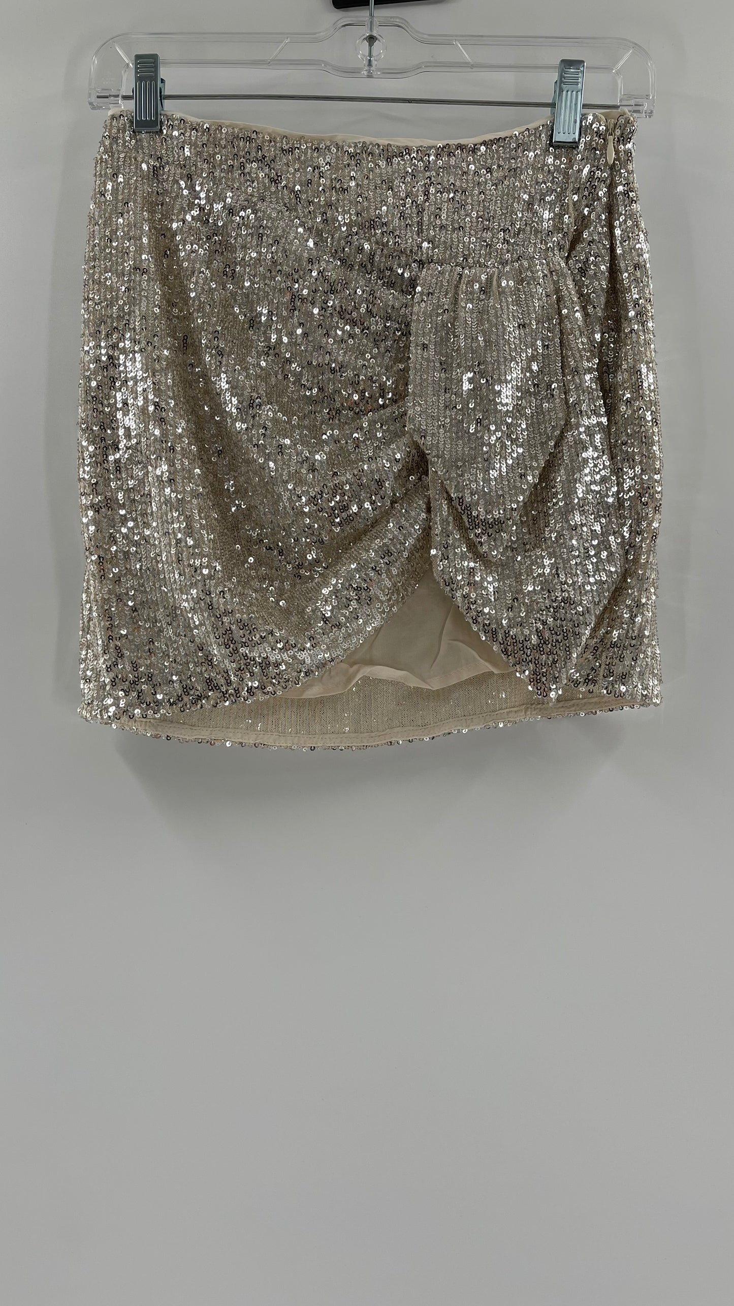 Free People Champagne Sequin Skirt (0)