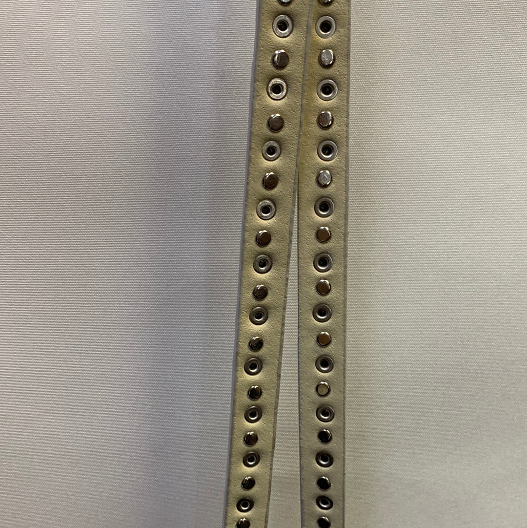 Studded Marble Silver and White Textured