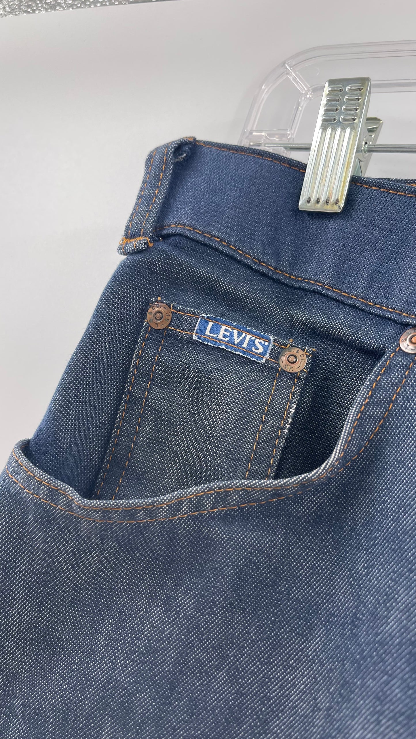 Vintage Levi’s 1970s Orange Tab High Waist (34x30)