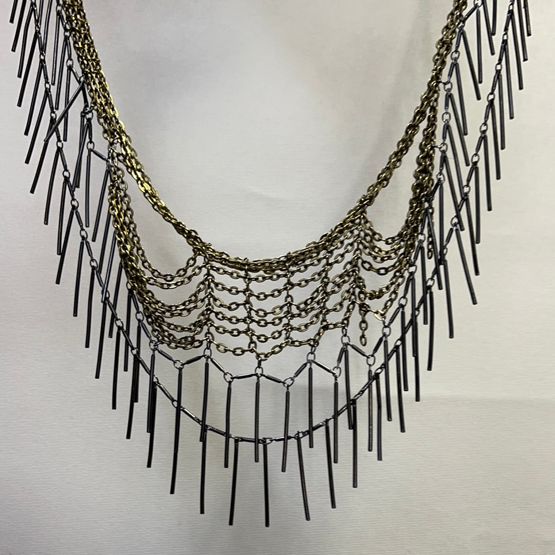 Free People Webbed MixedMetal Necklace