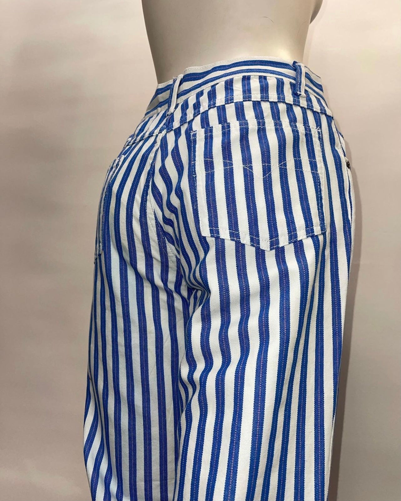 VintageXOXO x Bill Blass Striped Flares (Sz 26)